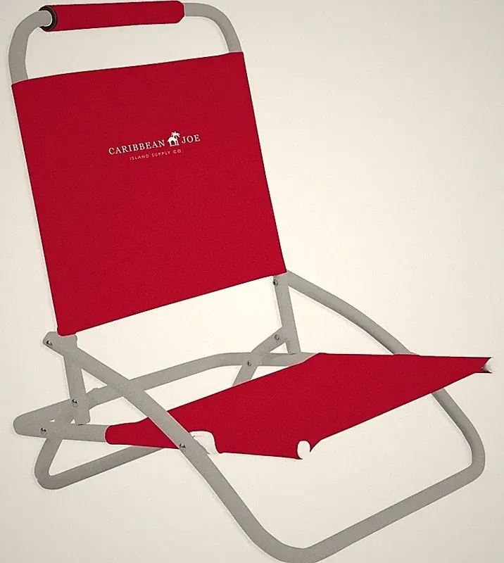 Folding Beach Chair, 1 Position Lightweight and Portable Foldable Outdoor Campin
